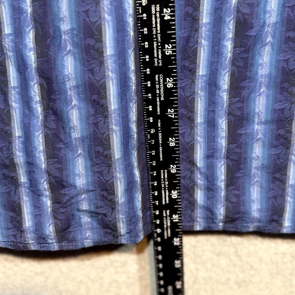 Tommy Bahama Shirt Men's 2XL Multicolor Striped Floral 100% Cotton Button-Up - Picture 9 of 11